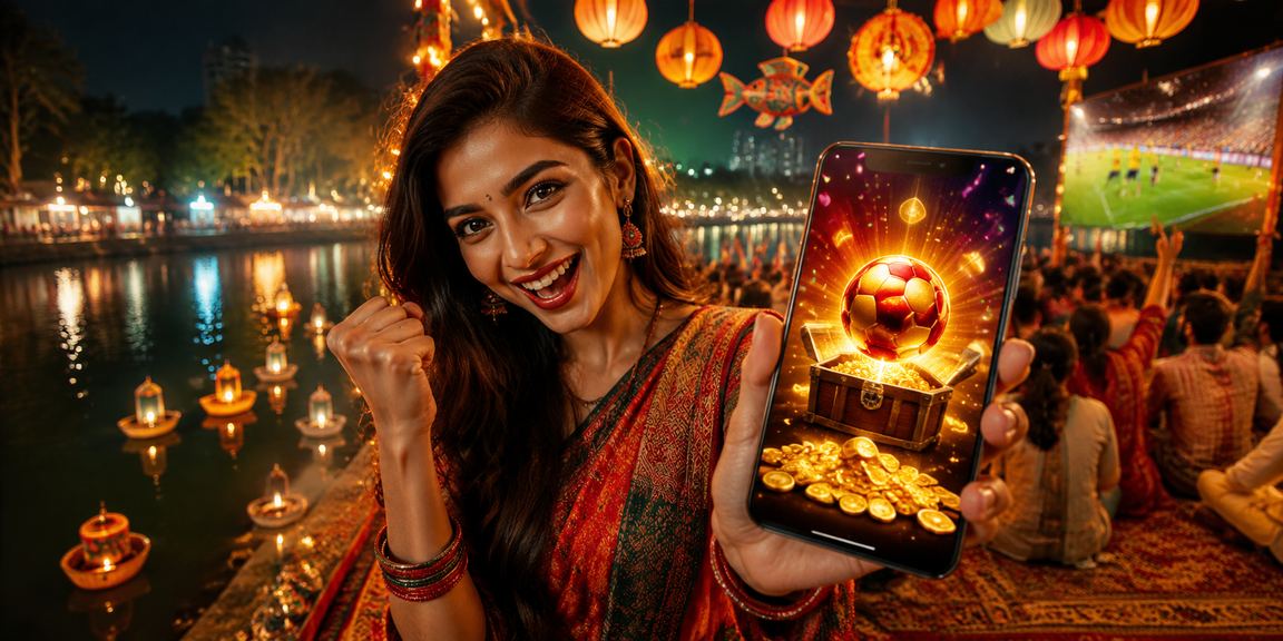 পহেলা বৈশাখে মোবাইলে গেমিং উপভোগ করছেন একজন বাংলাদেশি ব্যবহারকারী